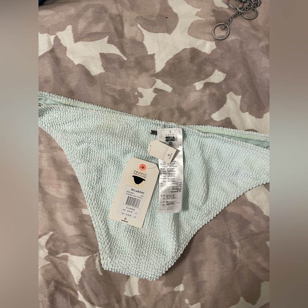 Billabong light green bikini bottoms.